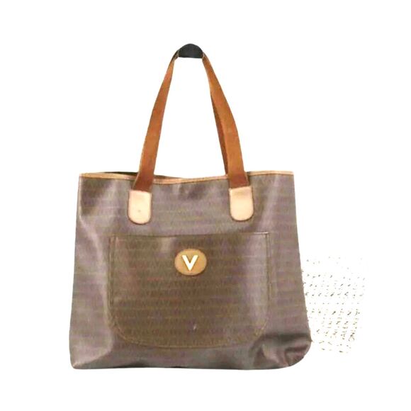 Valentino V Logo Tote Bag - AUTHENTIC - Picture 1 of 6